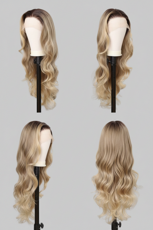 Beyonce Bombshell Ombre Blonde Tone Wig