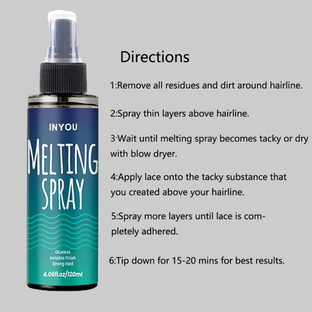 Lace Melting Spray And Holding Spray