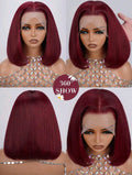 Burgundy Short Bob Wig