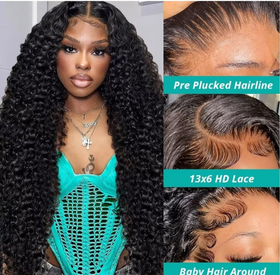 Curly Deep Wave Front Wig
