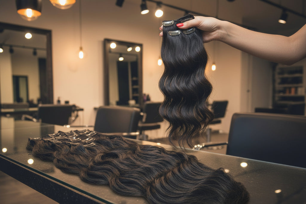 Luxury Human Hair Clip in Extension (10 pcs)