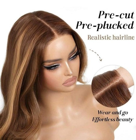 Ombre Honey Blonde Body Wave Wig
