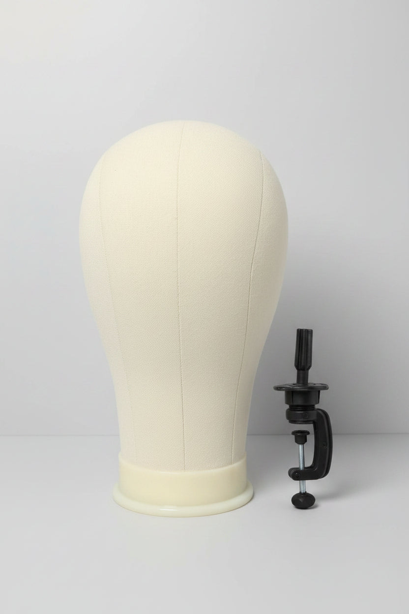 Canvas Mannequin Head With Mount Hole