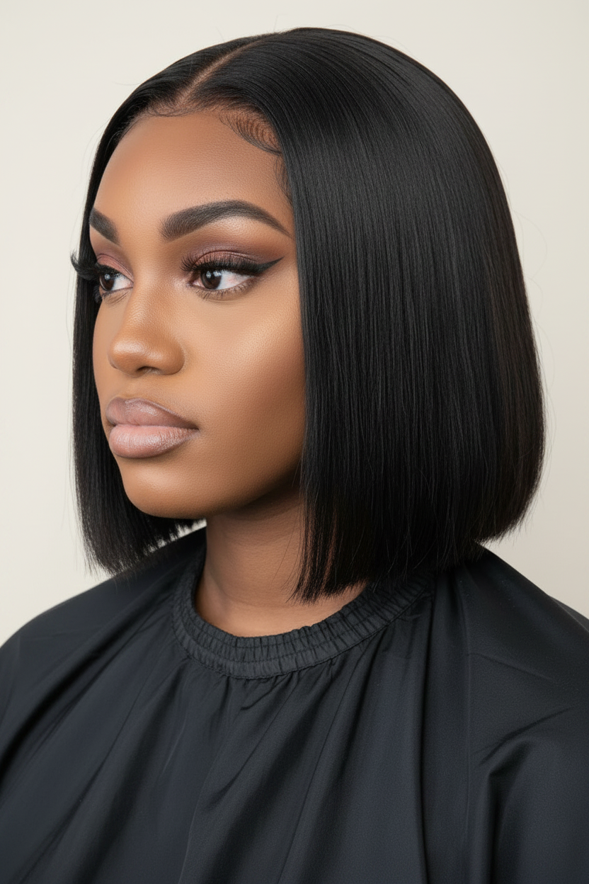 Brazilian Full Frontal Short Bob Wig