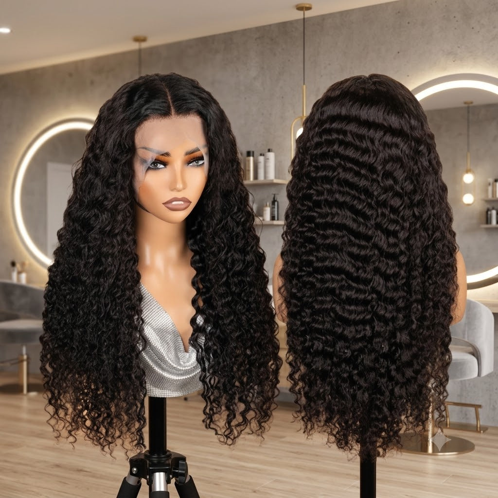 Curly Deep Wave Front Wig
