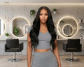 Curly Wavy Long Thick Clip On Hair Extensions (4 PCS Set)