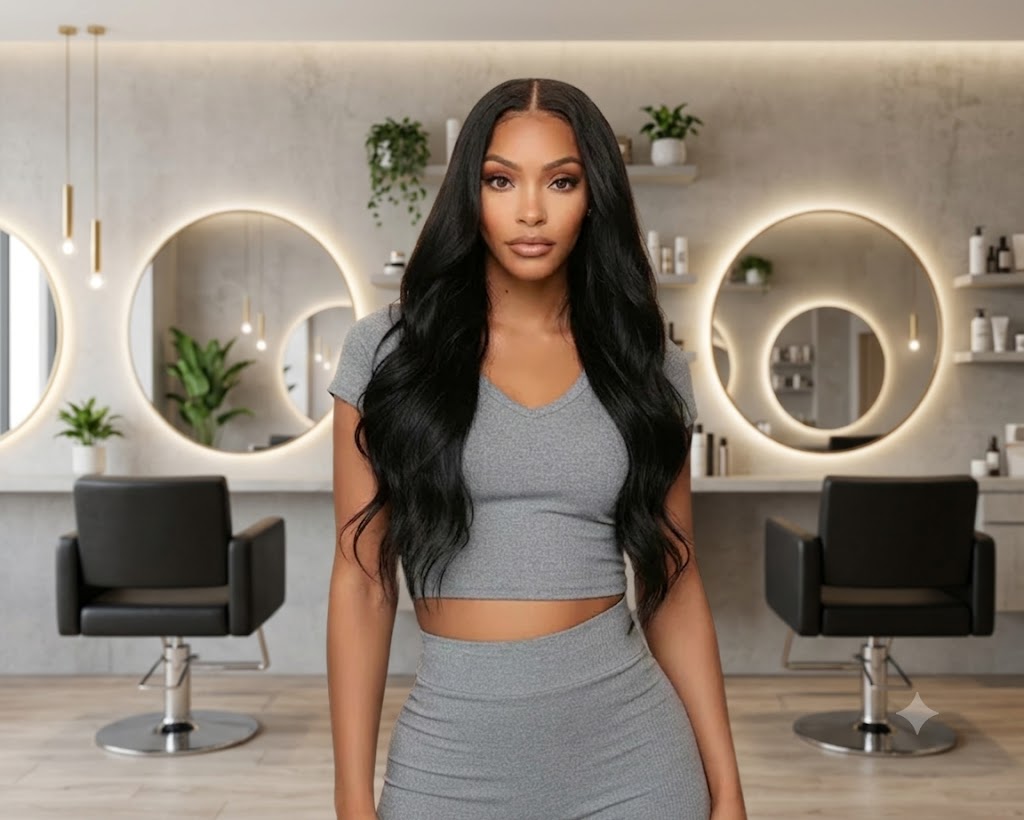 Curly Wavy Long Thick Clip On Hair Extensions (4 PCS Set)