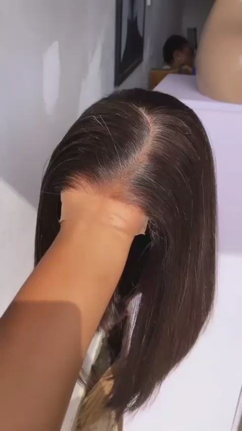 Brazilian Full Frontal Short Bob Wig